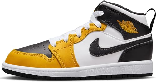 Jordan Little Kid's 1 Mid Yellow Ochre/Black-White (DQ8424 701) - 13.5