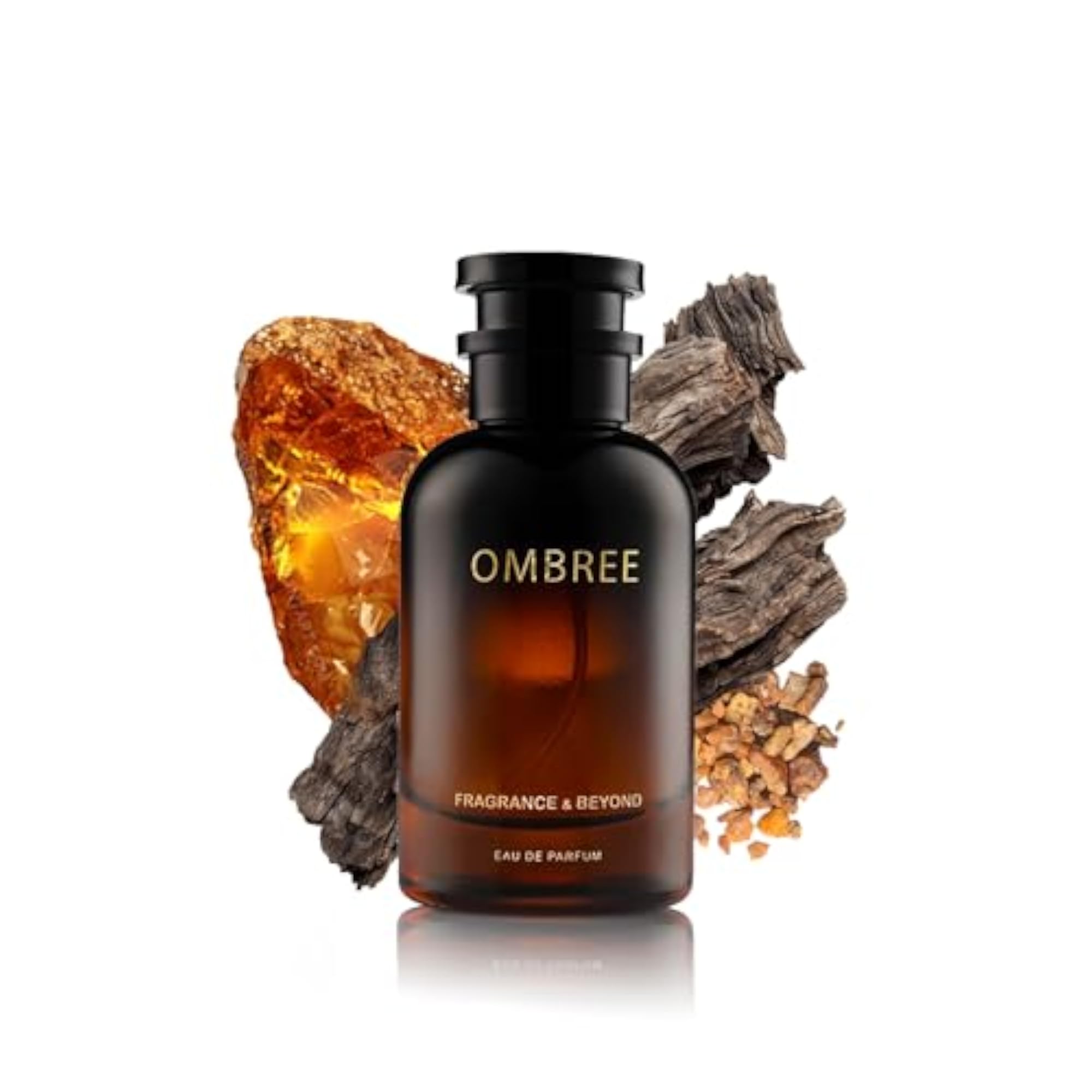 Men's Ombre Oud Eau De Parfum, Long Lasting Amber Rose