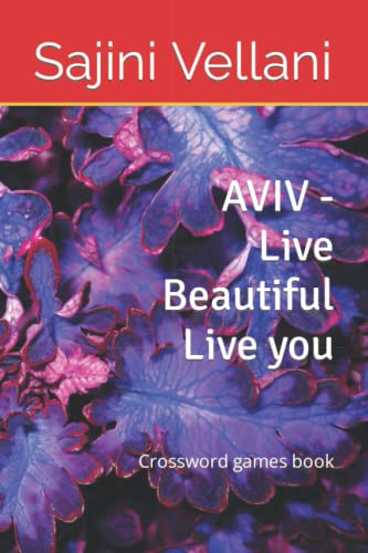  AVIV - Live Beautiful Live you: Crossword games book