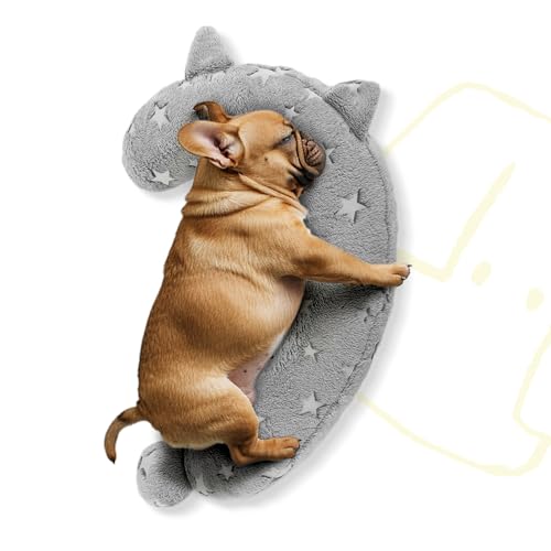 POMESEA Dog Calming Pillow, Glow in The Dark Dog Put Head on, Soft Question Mark Pillows for Dogs,...