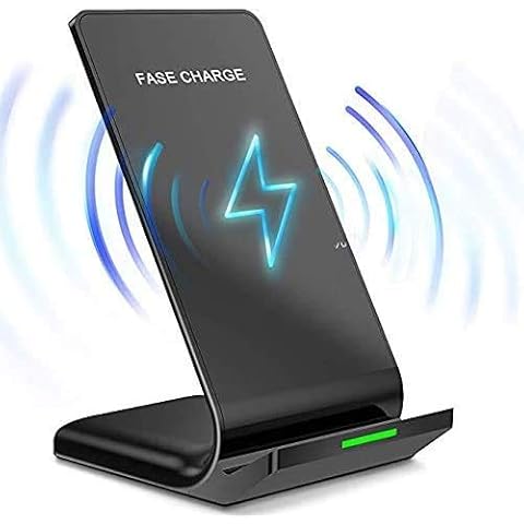 OneCut Wireless Charger Stand for Apple iPhone 13/13 Mini /13 Pro/13 Pro Max/12 Mini/12 Pro Max/11/SE 2020/Xs Max/XR/X/8 Plus, Samsung Galaxy Note 20/20 Ultra/10+/9/8/S20 Ultra/S7 S8 S9 S10+ S10e Cover