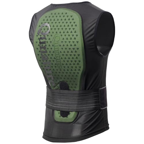 Qunature Protection Dorsale Ski Anti-Chute CE1, Gilet de Protection Dos Unisexe, Absorption des Chocs pour Ski, Snowboard, VTT Downhill, Moto, Sports Outdoor M