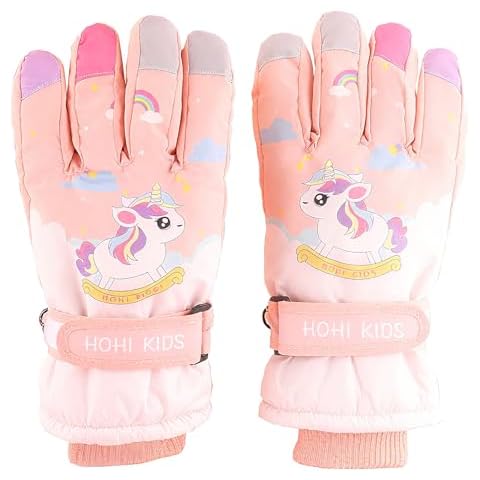 EOAMGO Kids Ski Gloves Waterproof Cover