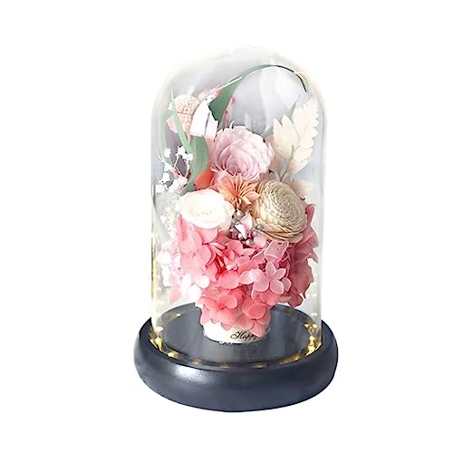 仏花 プリザーブドフラワー 仏壇用 お供え花 生花 枯れない花 お供え ガラスドーム お悔やみ ローズ 薔薇 ブリザードフラワー LEDライト付き アレンジメント 命日 月命日 お盆 新盆 初盆 お花 枕花 お彼岸 法要 御供 法事 ペットのお供え 贈り物