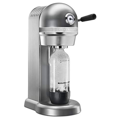 KitchenAid RKSS1121CU Sparkling Beverage Maker, Contour Silver (Renewed)