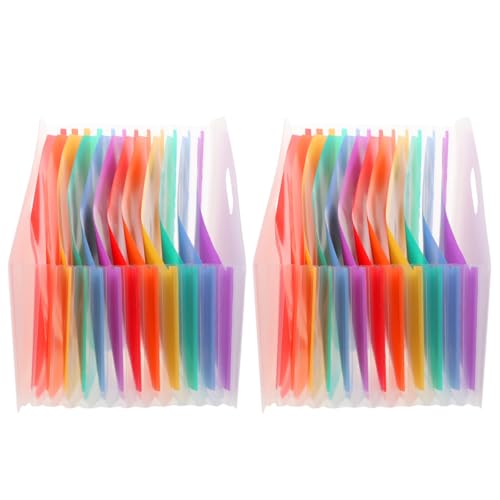 Classeur accordéon portable A4 Cabilock en plastique pour factures
