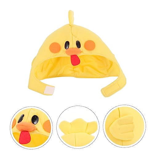 Chicken Headband Plush Hat for Kids - Chick Cosplay Animal Mask, Feeder Hats, Tiara Accessories for Halloween2