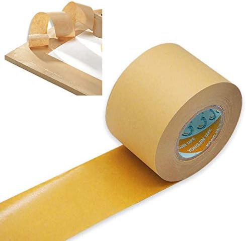 Auto-plaza 2'' inch (5cm) Wide, 55 Yd (50m) Lenth Self Adhesive Backing Tape Picture Framing Canvas Craft Brown Kraft