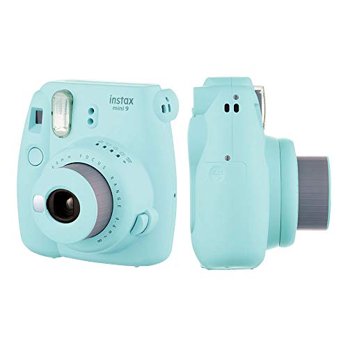 Kit Câmera Instantânea Instax Mini 9 Azul Acqua + Filme Instax Mini 10 fotos, Fujifilm