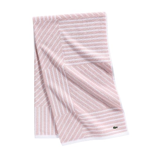 Listado de Lacoste Rosa más recomendados. 38 Lacoste Guethary - Toalla de baño de algodón de 30 x 54 Pulgadas, Color Rosa Claro