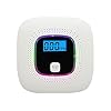 OBEST Koolmonoxide-waarschuwingsmelder, met digitaal display en wisselbatterijvoeding, CO-melder, met testknop en led…