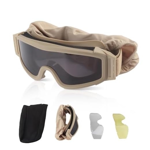 equlup Gafas resistentes al viento para exteriores, gafas de desierto, resistentes al viento, color caqui, a prueba de arena, con 2 lentes para hombres y mujeres, motocicleta, esquí, ciclismo