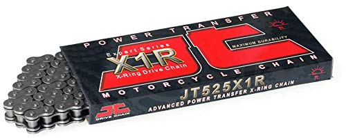 JT Chain JTC525X1R3120RL (525 Series) Black Steel 120 Link Heavy Duty X-Ring Chain with Connecting Link