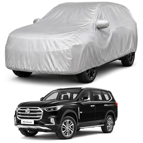 Image of Autofact Car Body Cover Compatible with Gloster | Custom Fit Car Cover | 100% Water-Resistant| Triple-Stitched Lightweight Fabric | Dustproof | Indoor & Outdoor Use | Elastic Bottom