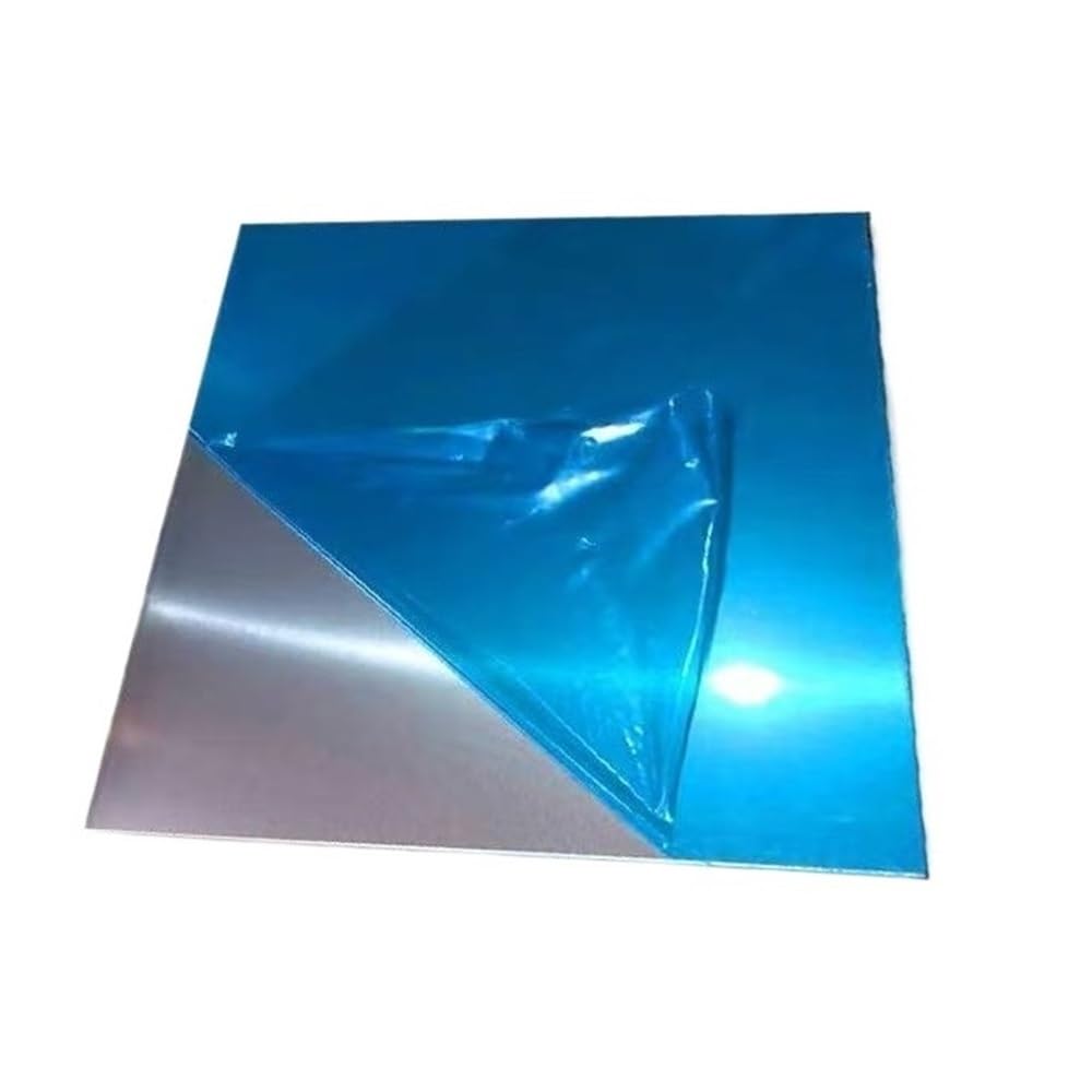 Lamiera di alluminio con superficie riflettente a specchio, effetto specchio fai da te, spessore della lastra di alluminio 0,3 mm-1 mm(300x300x1mm)
