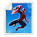 YKOUT 150 * 200 Cm Avengers Spiderman Couverture Polaire Corail, Jeter pour Bébé Garçons Animaux Chien sur Lit Canapé Berceau Avion Cadeau De Noël Chaud