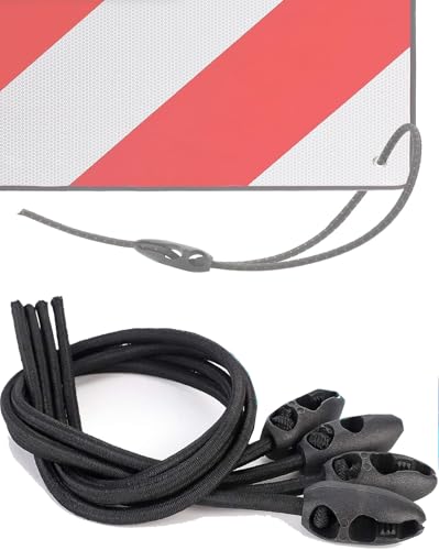 Gepäckspanner für Warntafel Italien und Spanien, 4 Stück Befestigung...