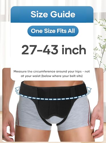 Faja para Hernia Unisex con Soporte Ajustable y Almohadillas miniatura 3