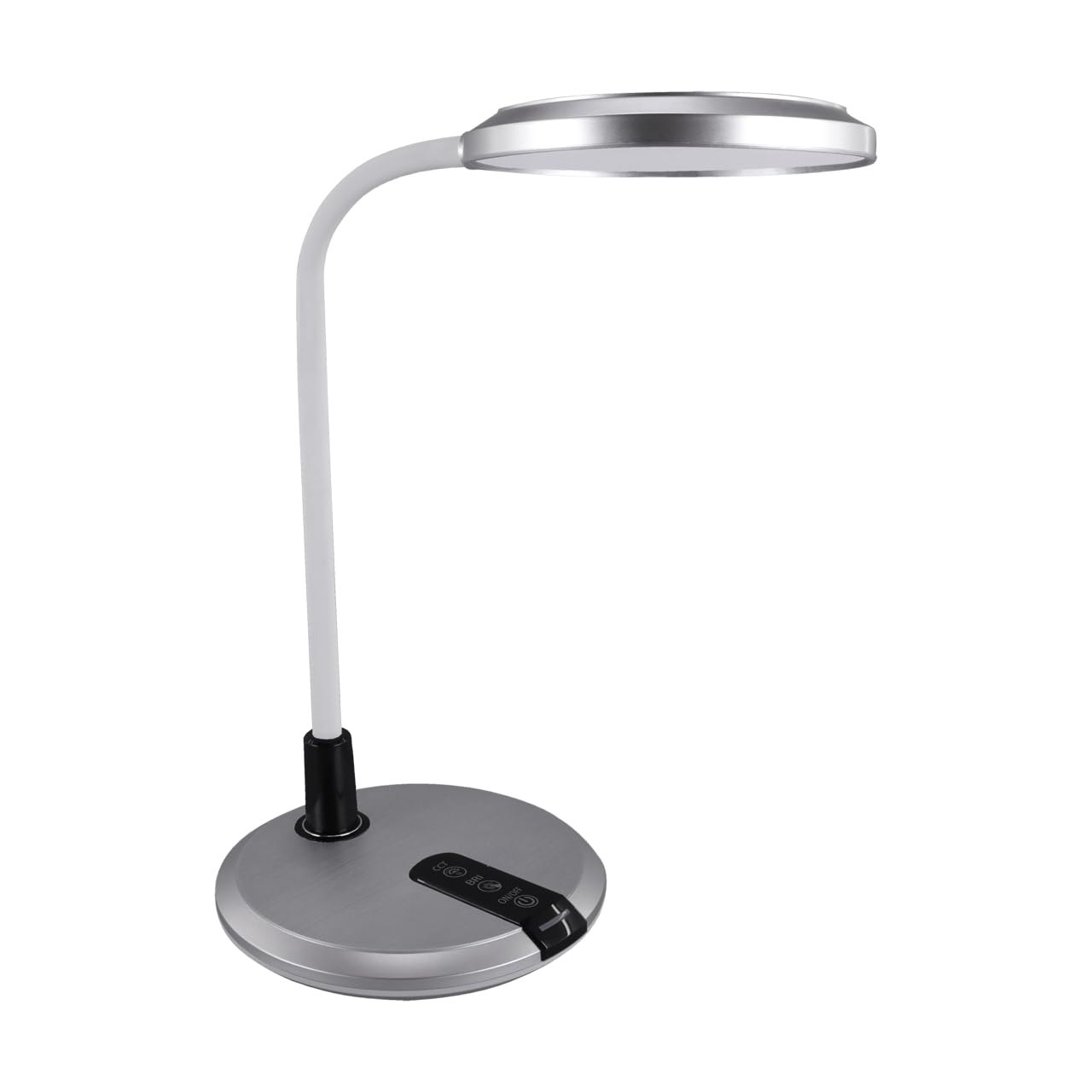 Licht-Erlebnisse Schreibtischlampe LED dimmbar Touch Schalter 40 cm hoch Farbwechsel Schwanenhals 780 lm Modern Tischleuchte Arbeitszimmer Büro Leselampe