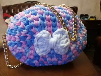 Clisil Colorful Diy T-Shirt Yarn Bulky Fabric Yarn Spaghetti Yarn Craft Material Diy Crochet Yarn Chunky Knit Rug Basket Pet Bed Yarn 180G #TOP2