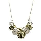 Erica Lyons Adjustable Fashion-Necklace Silver-Tone/Gold-Tone
