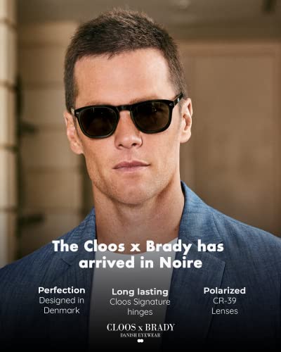 Christopher Cloos - Cloos x Brady Noire - Biodegradable Polarized Sunglasses for Men with Case - Eco-friendly and recyclable by Tom Brady3