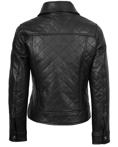 Image of Decrum Vintage Style Real Lambskin Casual Leather Jackets for Women