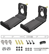 AENTGIU Sound Bar Wall Mount Bracket Universal Speaker Mounting Shelf Adjustable (3.4"-5.8") for ...