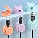 URAQT 6 Stück Kabelhalter Kabelclips, Kabelhalter Kabelclips Kabel Management, Magnetische Schreibtisch Kabel Organizer für Schreibtisch, Netzkabel, USB Ladekabel, Ladegeräte, Audiokabel, Mehrfarbig Kabel Organizer günstig Kaufen-URAQT 6 Stück Kabelhalter Kabelclips, Kabelhalter Kabelclips Kabel Management, Magnetische Schreibtisch Kabel Organizer für Schreibtisch, Netzkabel, USB Ladekabel, Ladegeräte, Audiokabel, Mehrfarbig