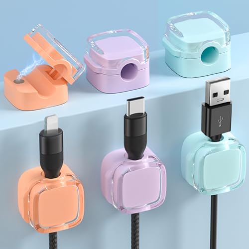 Ya en mundofriki.es: URAQT Clip de Alambre Magnético, Clips de Soporte de Cable, 6 Pcs Organizadores de Cables con Magnético Duraderos, Organizador de Cables Autoadhesivo Hogar USB Cargador Oficina y Coche