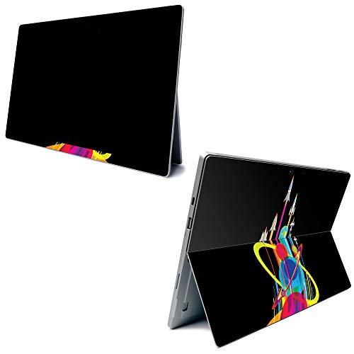 Image of MightySkins Carbon Fiber Skin for Microsoft Surface Pro 7 - Space Poster | Textured Carbon Fiber Finish | Easy to Apply, Remove, and Change Styles | Made in The USA (CF-MISURPR7-Space Poster)