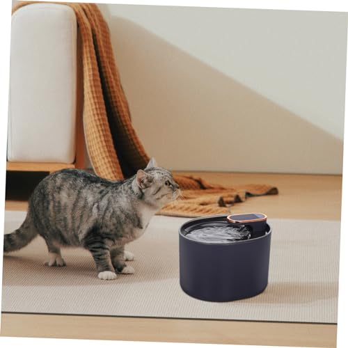 Fuente eléctrica automática para mascotas, azul oscuro miniatura 3