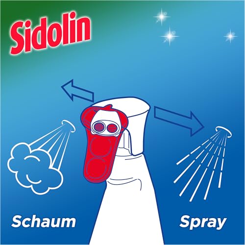 Sidolin Streifenfrei All in 1 Cristal (500 ml), Glasreiniger verleiht Sauberkeit, Glanz & Schutz, Fensterreiniger mit Bio-Alkohol, Flasche aus 100% recyceltem Plastik 5