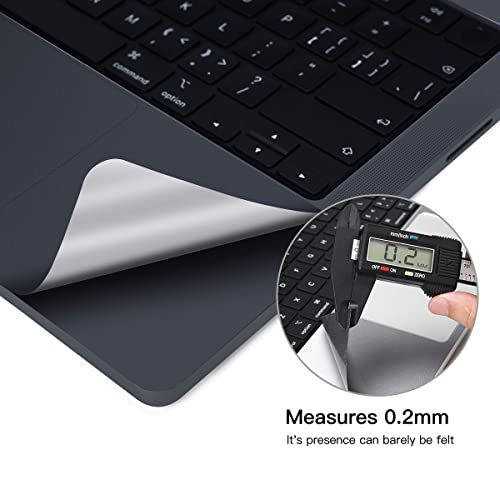 Image of CaseBuy Wrist Rest Sleeve for MacBook Air 13.6 inch A3240 A3113 A2681 M4 M3 M2 Released 2025 2024 2023 2022, Midnight
