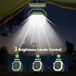 Portable Fan 24000mAh Battery Powered with Remote & LED, 4 Speed Strong Airflow, Desk/Camping/Outdoor/Gym Fan for Office Travel Treadmill Camping Gear - Image 4