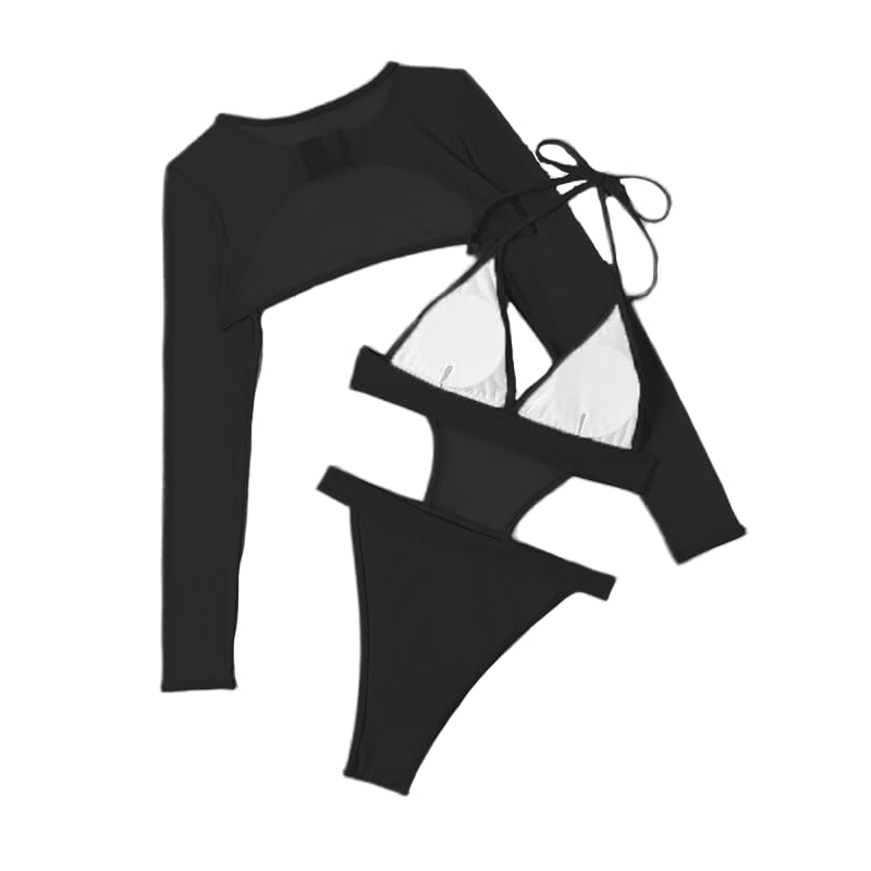 One Piece Swimsuit for Womens Tummy Control Bathing Suit V Neck Slimming 2 Piece Swimwear2