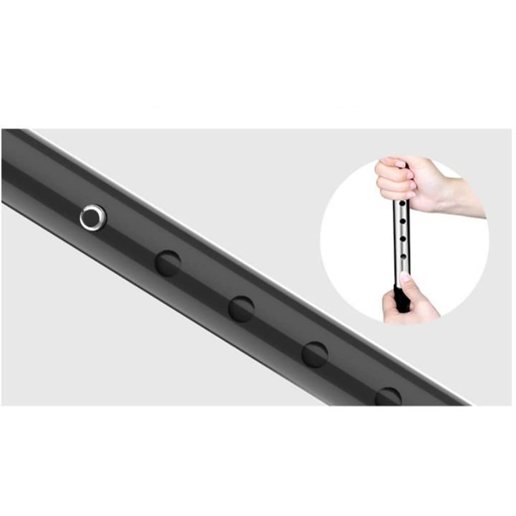 GCX- Muletas for Ancianos con Bastones Antideslizantes de Cuatro Patas for Ancianos con bastón de Cuatro Esquinas y bastón retráctil Ligero Firma