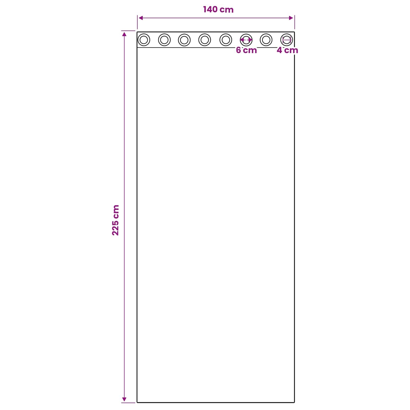 Tende in Velluto Grigio 2 Pz 225 x 140 cm
