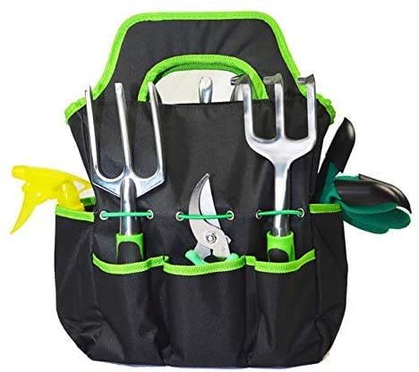 Gartengeräte-Set, 9-teilig, Gartengeräte, Gartenhandwerkzeuge, Gartengeschenke für Frauen und Kinder.