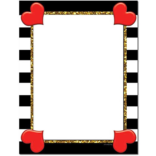 Hearts & Stripes Letterhead Laser & Inkjet Printer Paper (100 Pack)