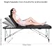 Naipo Mesa de Masaje Plegable anchos 70cm de 3 Secciones Camilla Portátil...