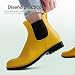 Imagen de DREAM PAIRS Botas de Agua Mujer Chelsea Zapatos de Lluvia Impermeable Wellington Botines de Goma de Moda Flexible y Antideslizante