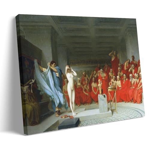 Toile Phryne Revealed Before The Areopagus décoration murale 60x90 cm