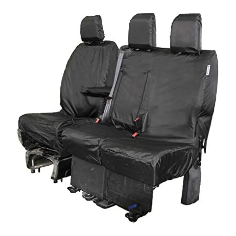 Waterproof Seat Cover Co, Tailored Waterproof Heavy Duty Seat Covers to fit the Vauxhall Vivaro 2019+ / Peugeot Expert 2016+ / Citroen Dispatch 2016+ / Toyota Proace - Single & Double Set Cover