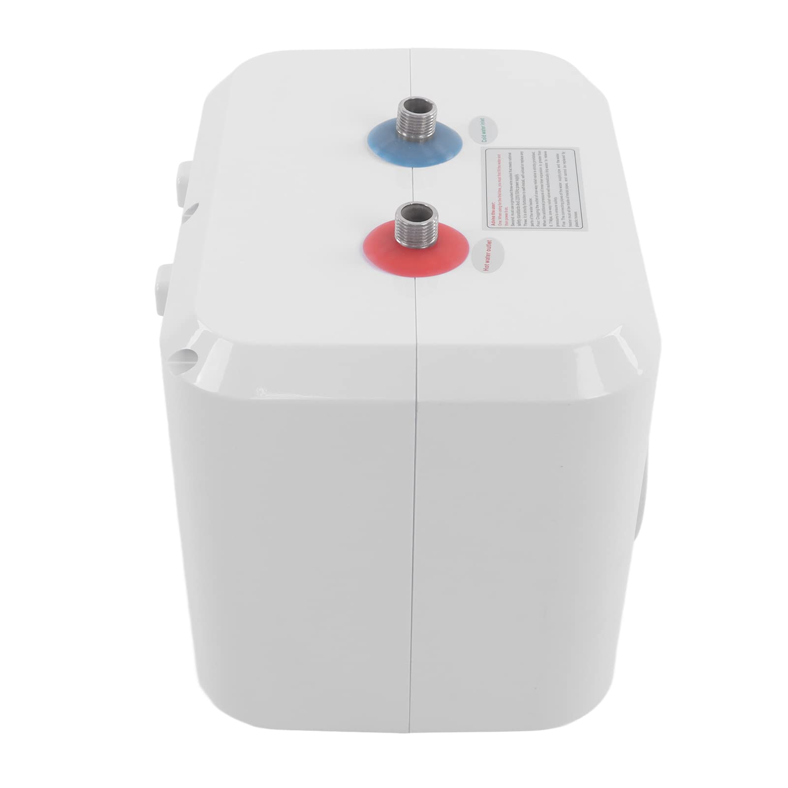 Fdit Scaldabagno Elettrico 8L, Mini Boiler con Controllo della Temperatura, | Riscaldamento in Acciaio Inox 316, Scocca ABS, 30-65℃, 0,02 MPa, Uso Domestico Compatto
