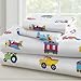 Olive Kids Trains, Planes, Trucks Full Sheet Set