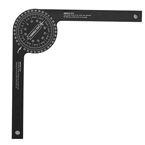 0~360° Woodworking Protractor Aluminum Alloy Angle Finder Angle Measuring Tool