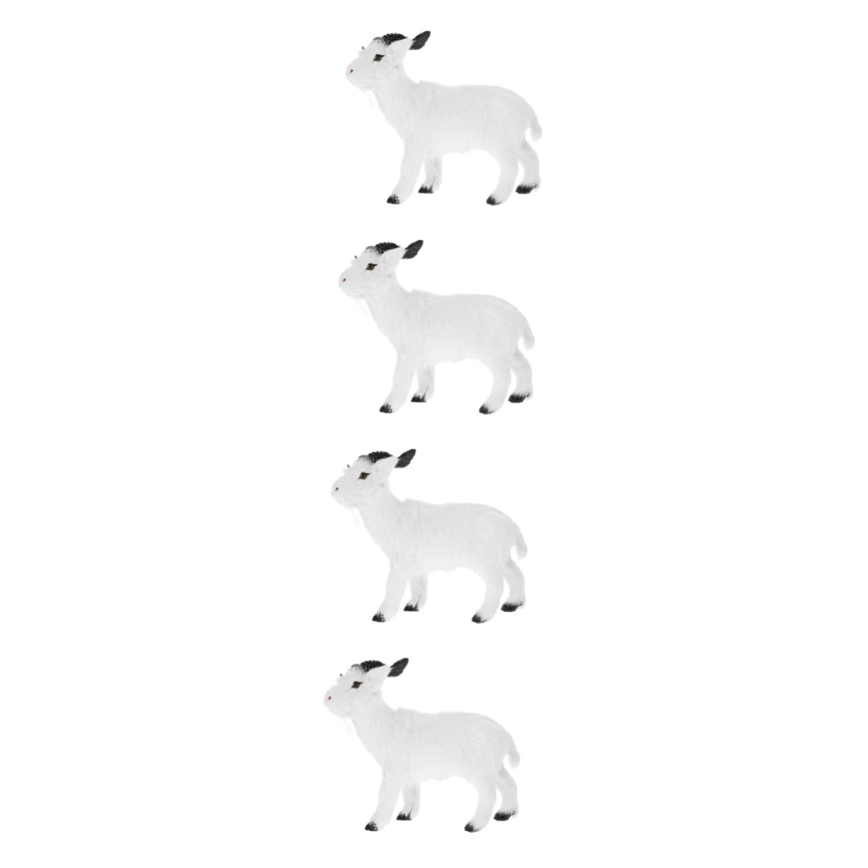 Figurine de chèvre réaliste BESPORTBLE pour animer un jardin vide ou un bureau trop terne