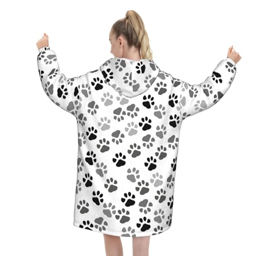Pull plaid à capuche pour soirées cocooning et journées canapé - 3