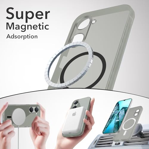 Image of Jkobi Lifetime Anti-Yellow MagSafe Compatible Clear Back Cover Case for Vivo Y18 | Y18e | Y03 | Y18i | Y18t (Sleek Hard Crystal | Shockproof and Camera Protection)
